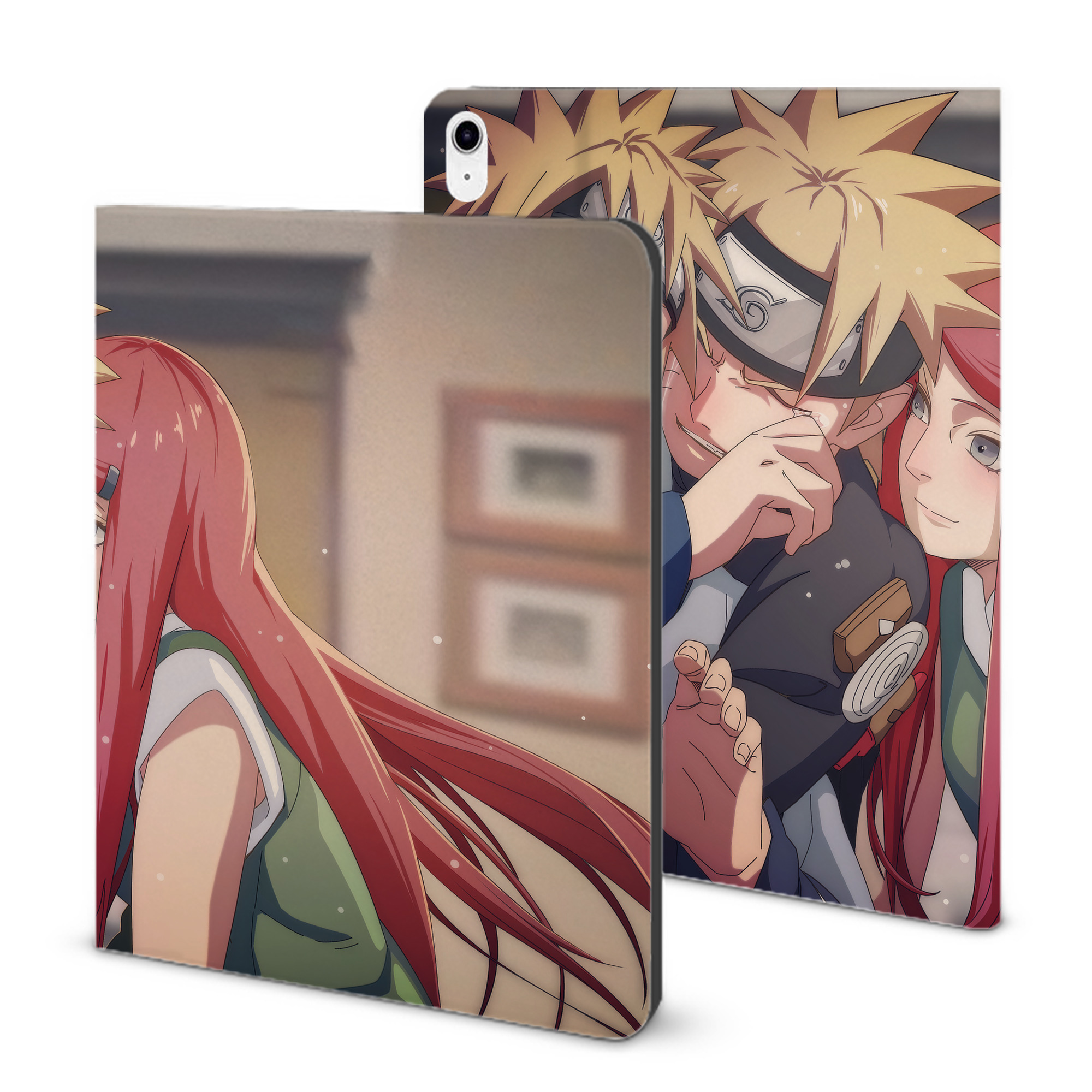 （画像用） NARUTO -ナルト- NARUTO -ナルト- 疾風伝 IPad ケース ブック型 PUレザー TPU 耐衝撃 軽量 薄型 ペン収納なし 全面保護 IPad 各モデル対応